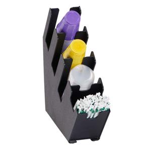 4 section cup, lid & straw organizer