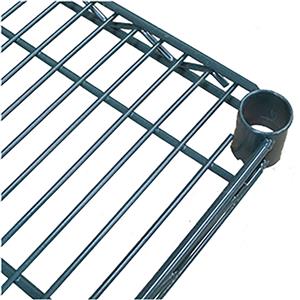 24x36 Green Epoxy Wire Shelf