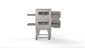 The award-winning H Version XLT 18 x 32 Double Stacked Conveyor Oven provides up to a one-minute faster baking time.