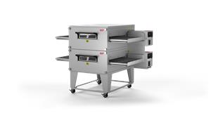 The award-winning H Version XLT 32 x 40 Double Stacked Conveyor Oven provides up to a one-minute faster baking time.