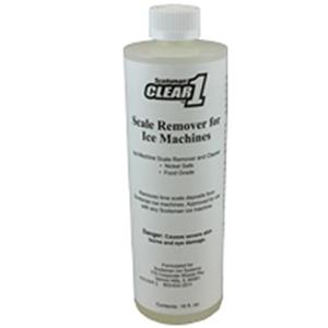 Scotsman Clear1 nickel safe Ice machine cleaner and descaler.  16 oz Bottle.  Ships individually or by case of 12.